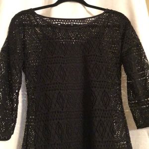 Black Express lace dress